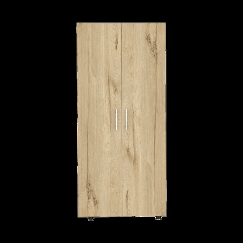 Closet Derek Caf&eacute; Claro y Blanco Virtual Mueble... image number null