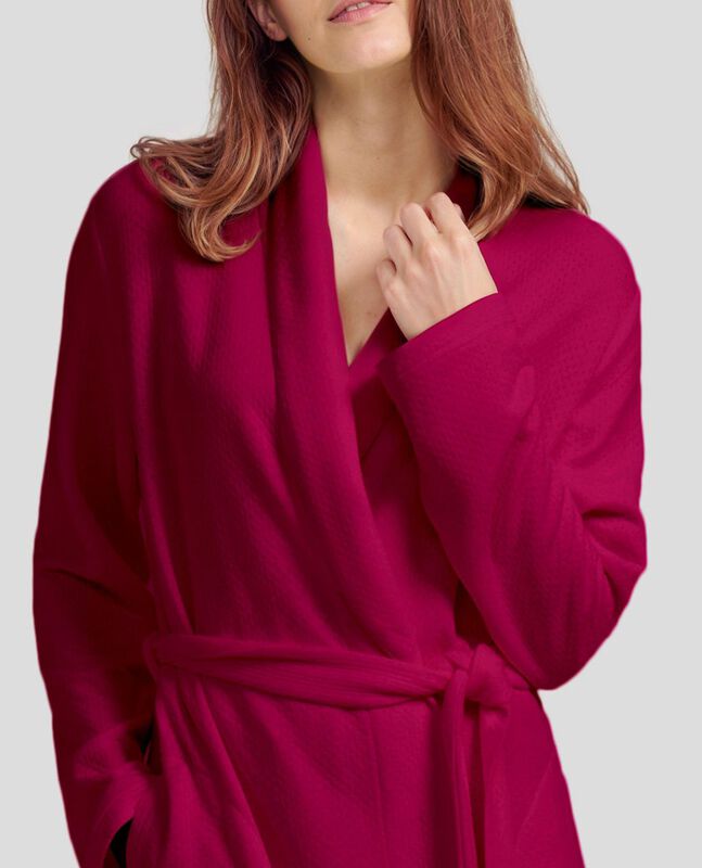 Bata Smoking con Vivo Fucsia image number null