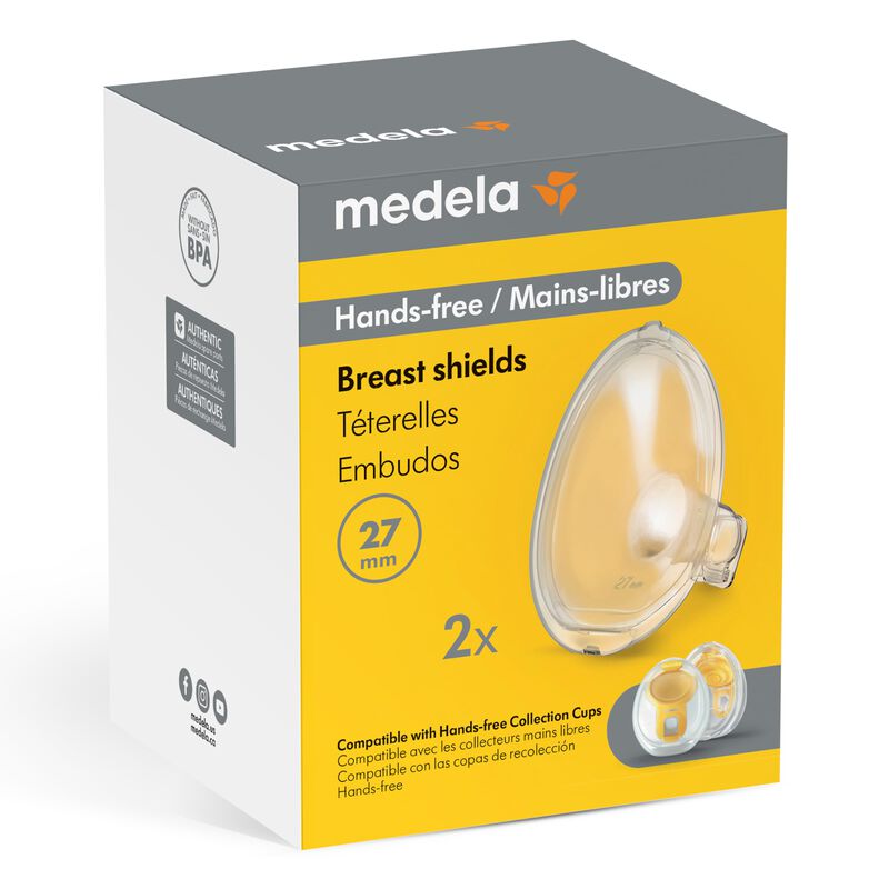 Breast Shields Medela Hands-free De 27 Mm Para ... image number null