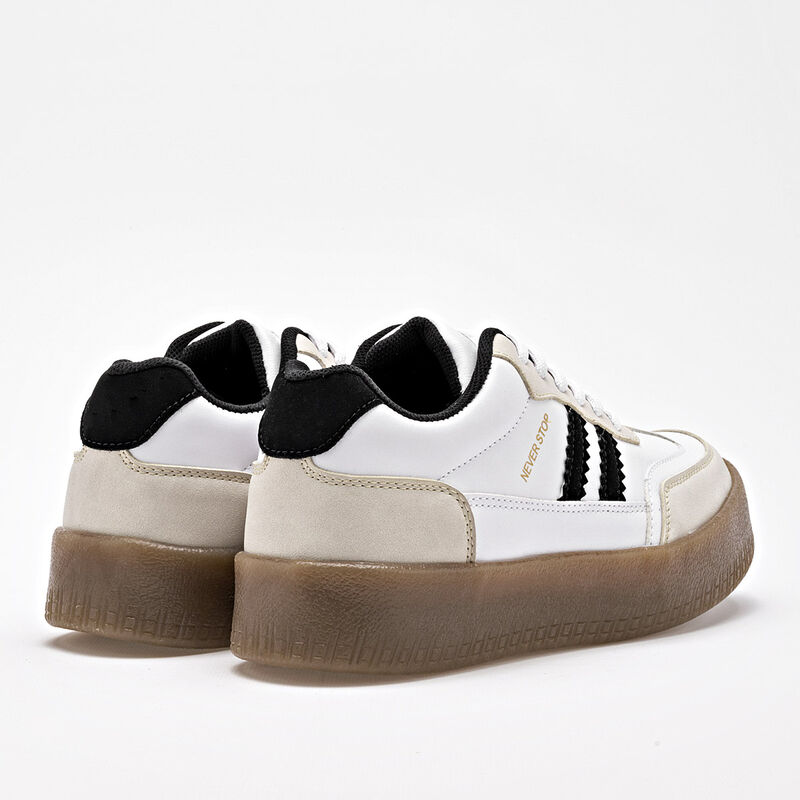 Daddy Tenis urbano para mujer blanco negro image number null