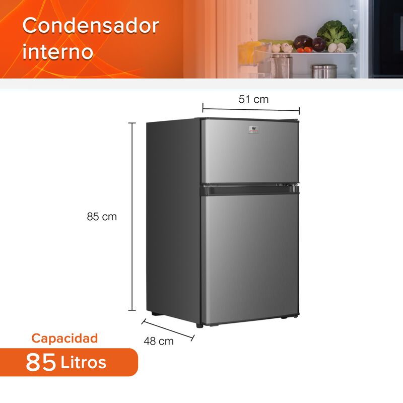 White Westinghouse  Refrigerador Frigobar 3 Pie... image number null