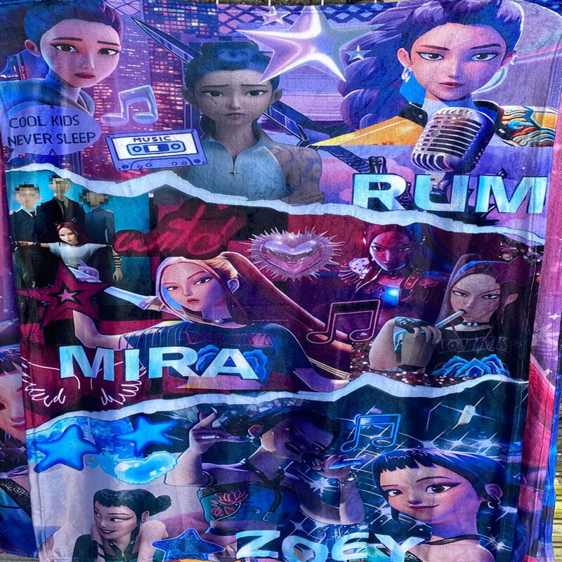 Exclusiva! Cobija Frazada Ultra Suave K-Pop Dem... image number null