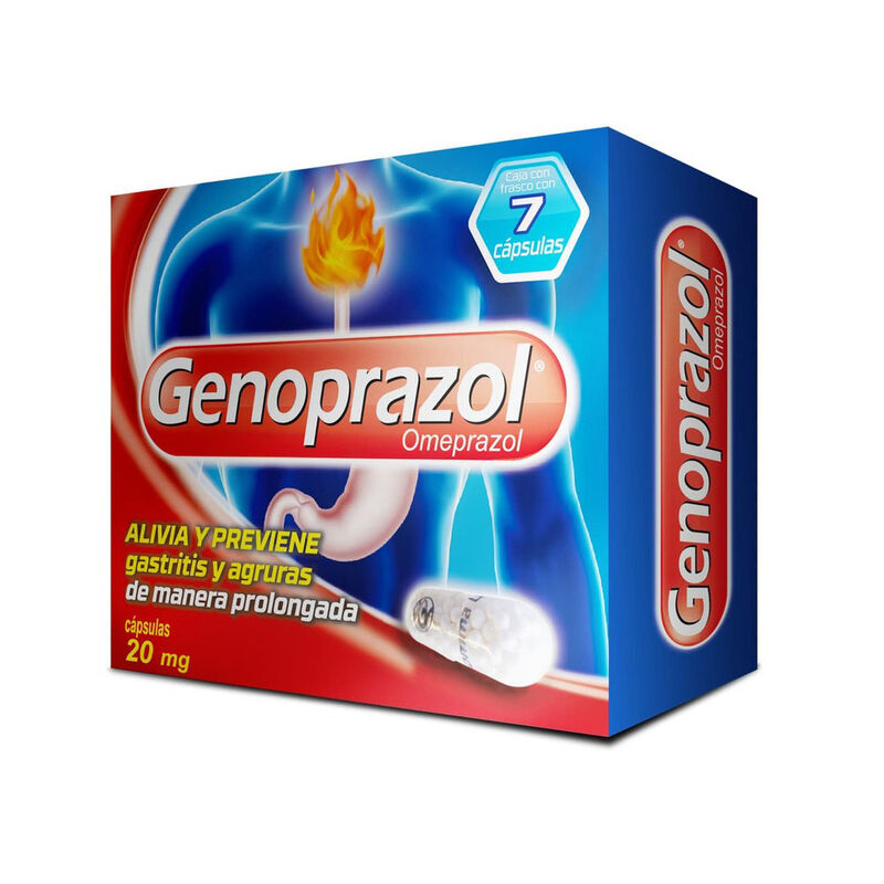 GENOPRAZOL 7 CAPSULAS image number null