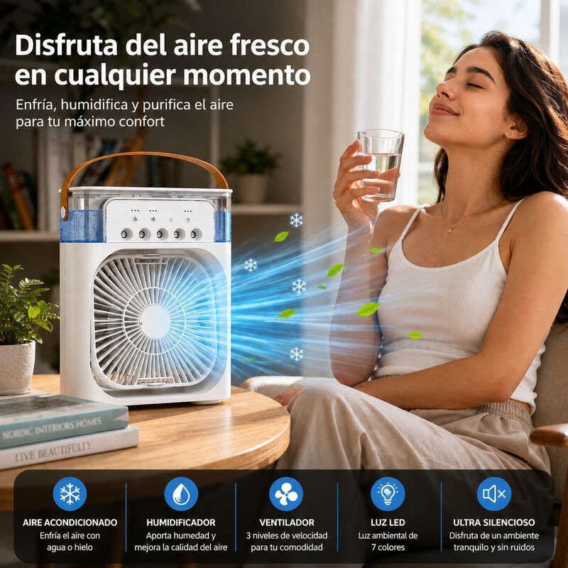Ventilador De Aire Acondicionado Port&aacute;til Tanqu... image number null