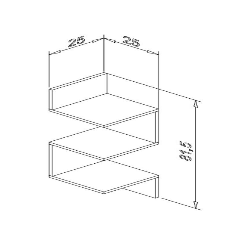 Repisa Bertolini AM3079 Blanco image number null
