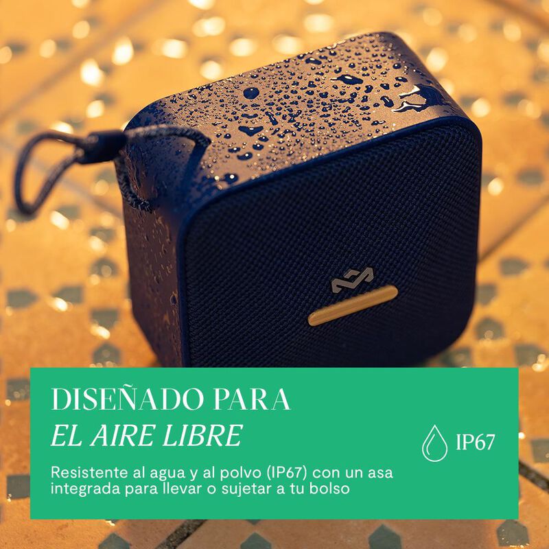 Bocina Port&aacute;til Rise Up Blue The House of Marle... image number null