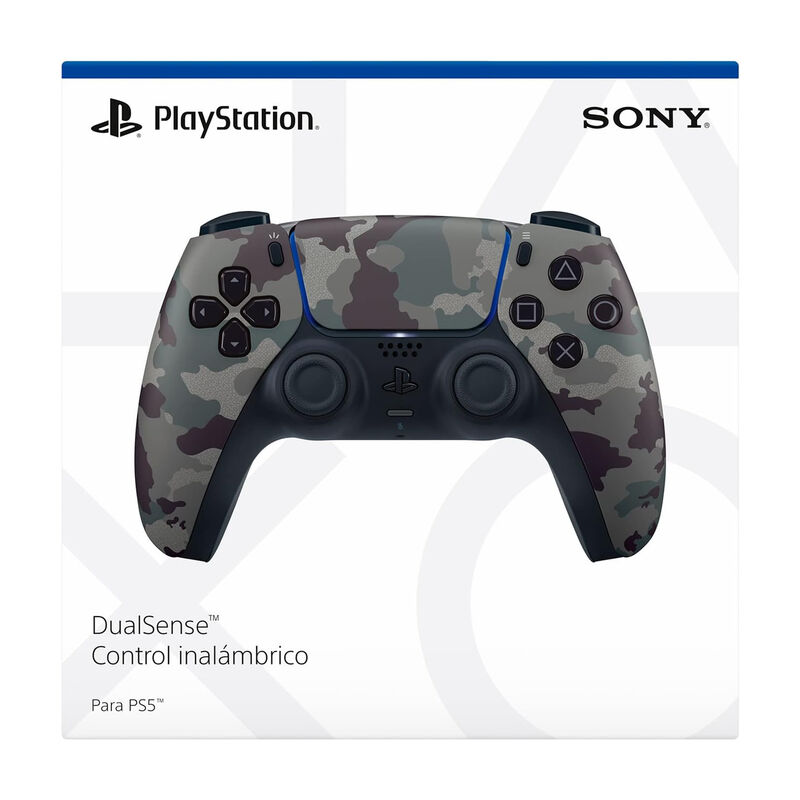 Sony Control Inal&aacute;mbrico Dualsense Gray Camoufl... image number null