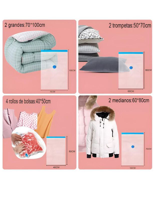 Set Bolsa Plegable Pink Brule De Pl&aacute;stico image number null