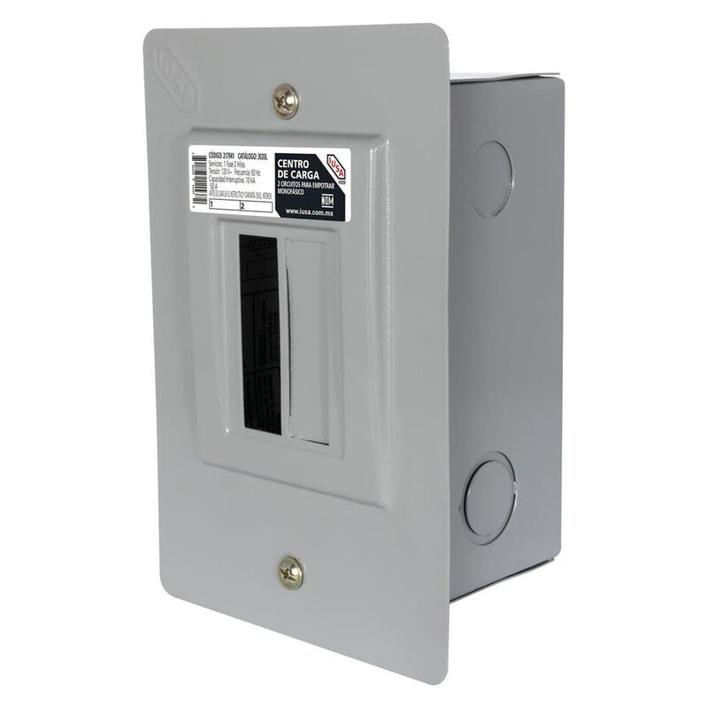 Centro De Carga Iusa Monofásico Para Empotrar image number null