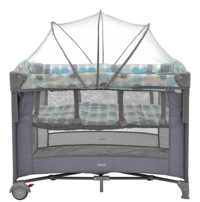 Corral Cuna Baby Colecho Prinsel 6052 Gris ORT8 image number null