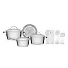 Bater&iacute;a De Cocina Tramontina 65650/243 Allegra 23 Pzas Acero Inox End