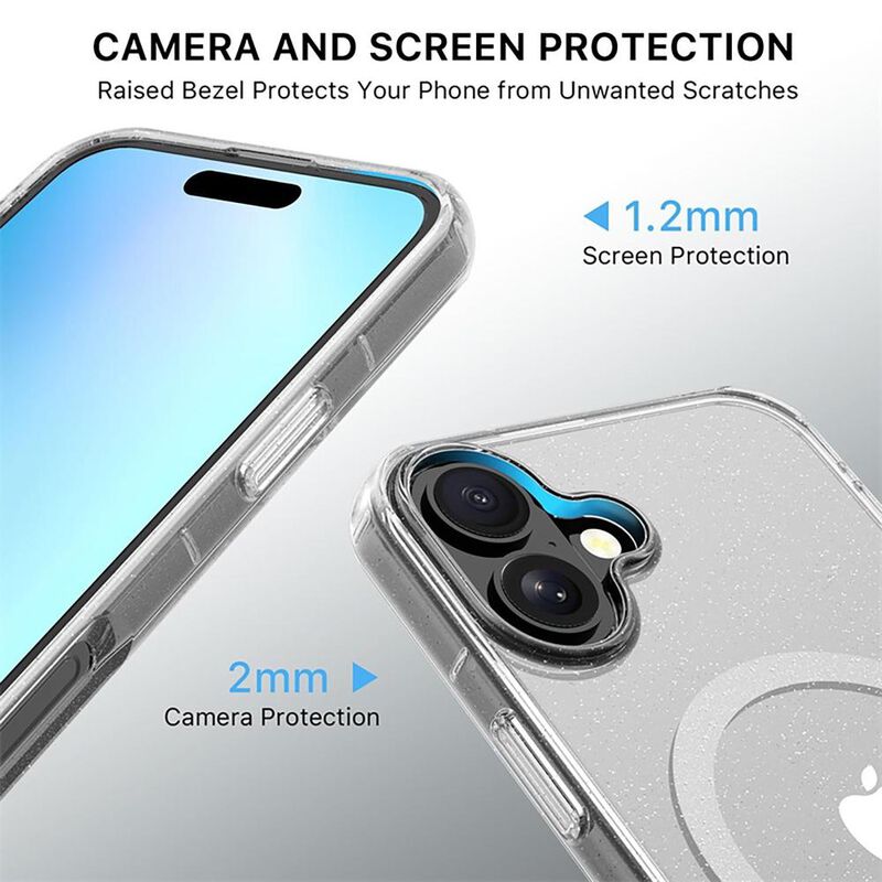 Funda MYBAT Savvy para iPhone 16 - Brillos Tran... image number null