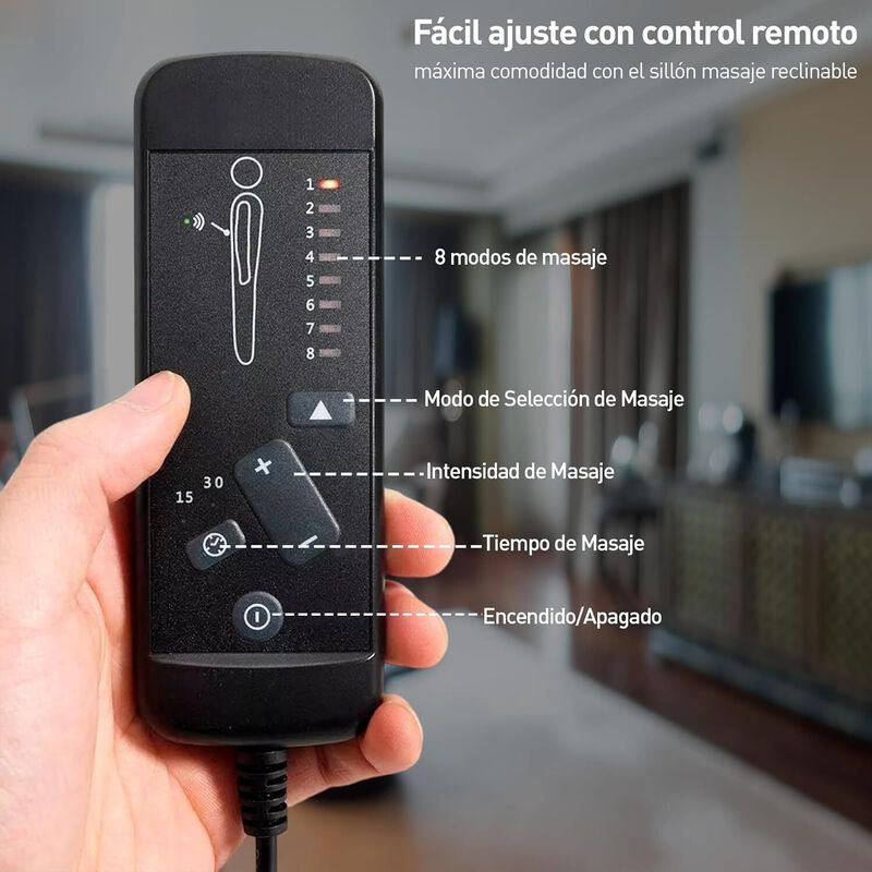 Sill&oacute;n Reclinable Individual Bluelander image number null