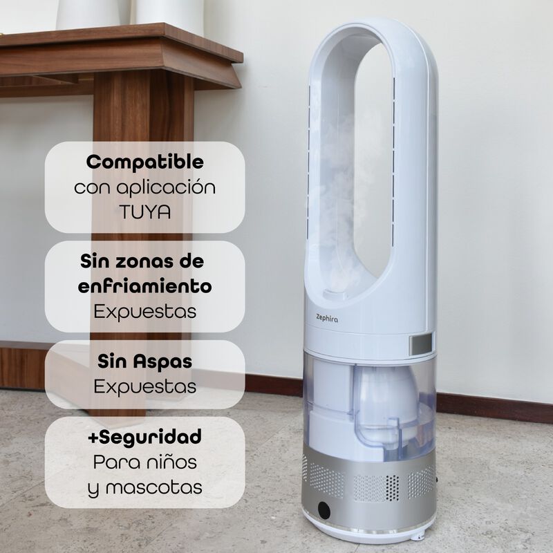 Zephira LumiAir Ventilador con Humidificador | ... image number null