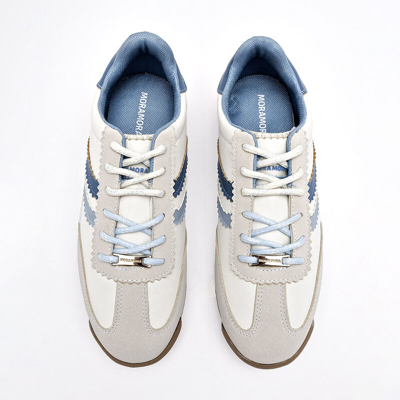 Moramora tenis para mujer latte azul cod 141950... image number null