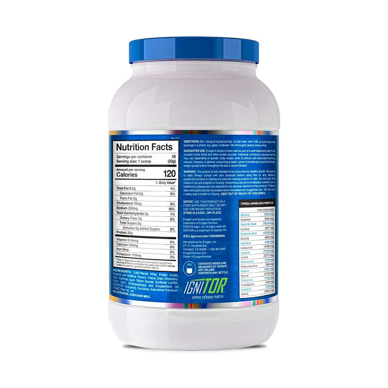 Proteina Isolatada Isoject Evogen Nutrition Vai... image number null