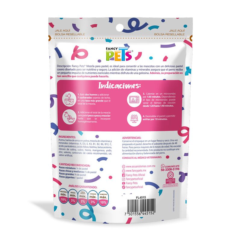 Fancy Pets. Mezcla para Pastel para Perro Sabor... image number null