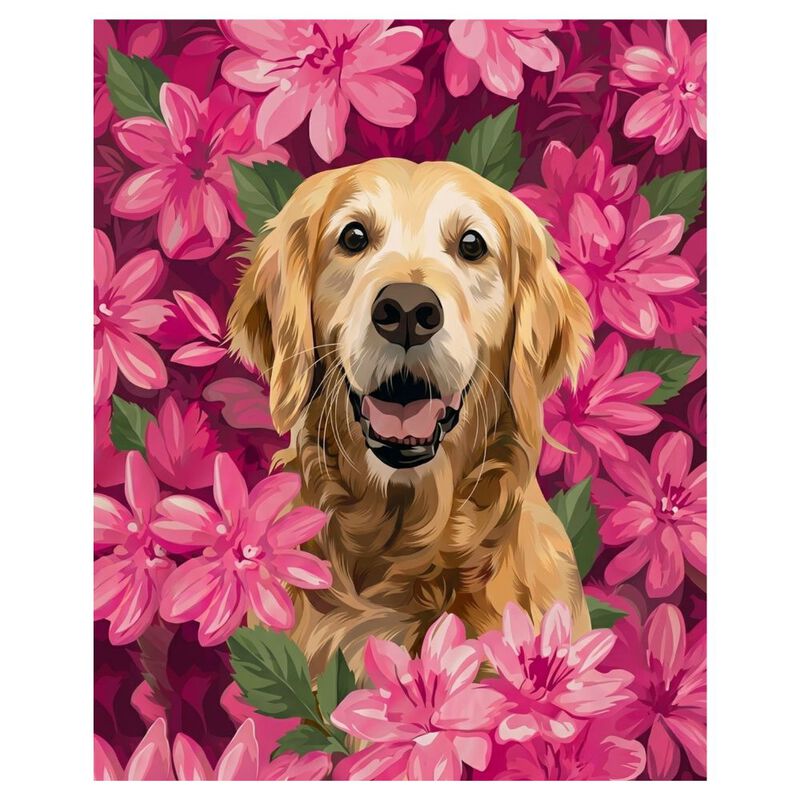 Cuadro Decorativo Impreso 20x30cm Golden Retrie... image number null