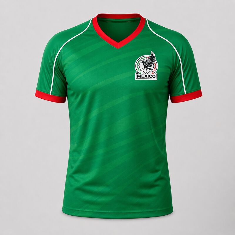Playera Selecci&oacute;n Mexicana Estampada Cuello V H... image number null
