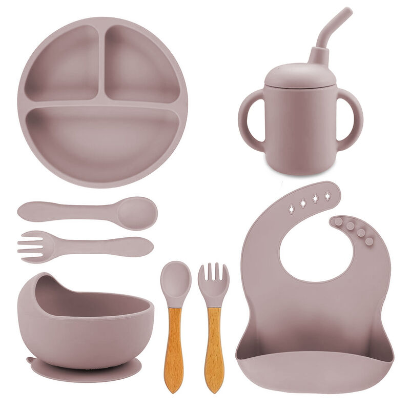 Juego de babero y accesorios de silic&oacute;n Aquila ... image number null