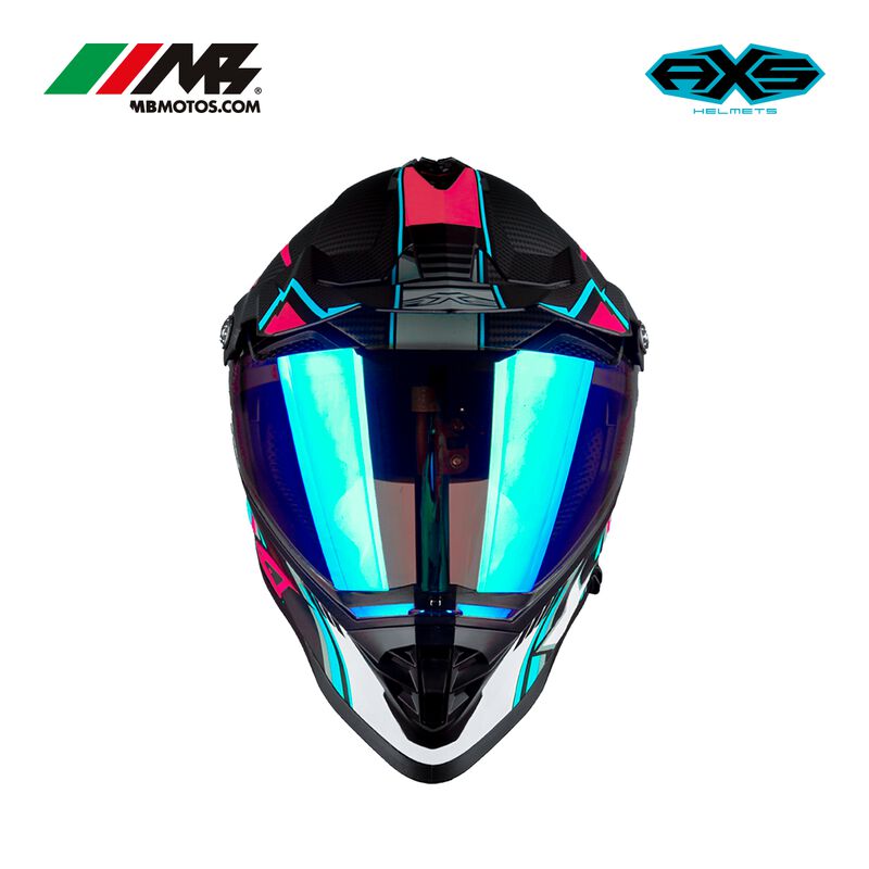 Casco Para Motocicleta Axs Beretta Xl Azul image number null