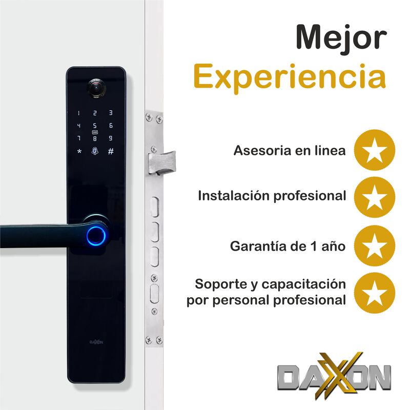 Cerradura Electr&oacute;nica Wi-Fi chapa Inteligente M... image number null