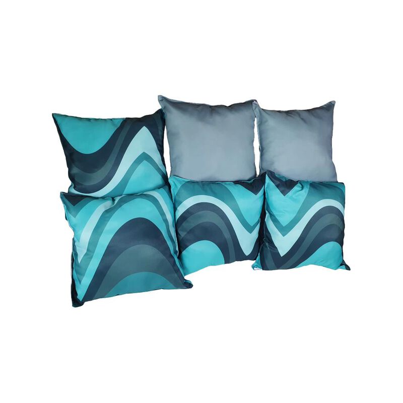 Set 6 Cojines Decorativos Premium Almoda Combin... image number null
