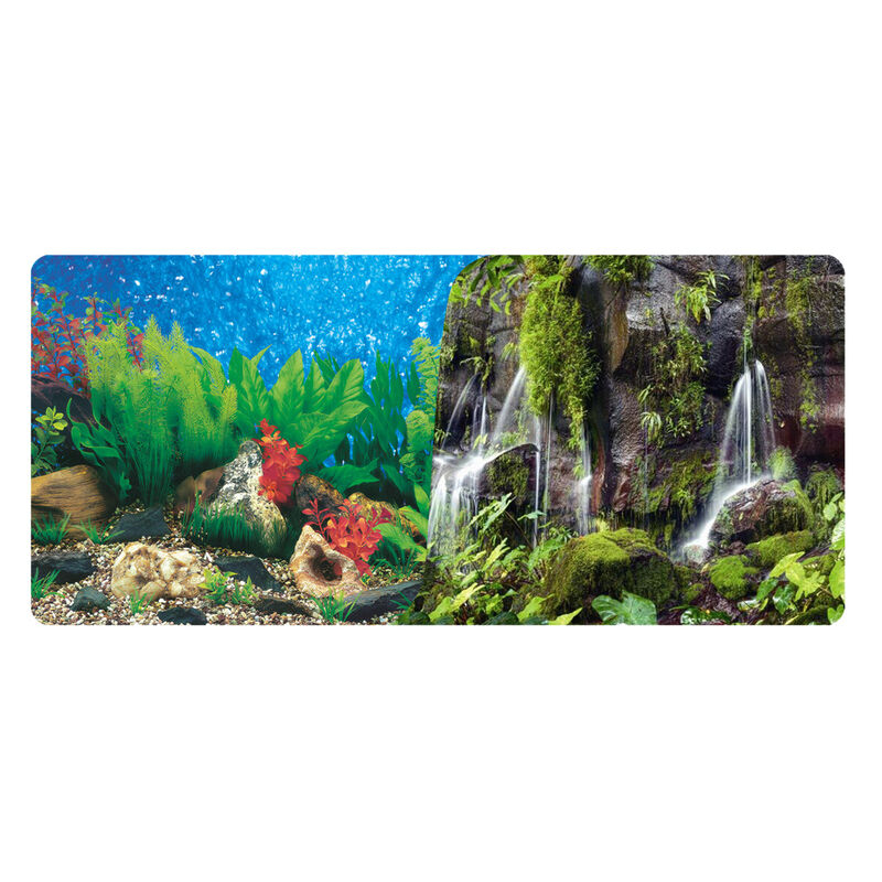 Respaldo Doble Para Acuario Vista Jardin/cascad... image number null