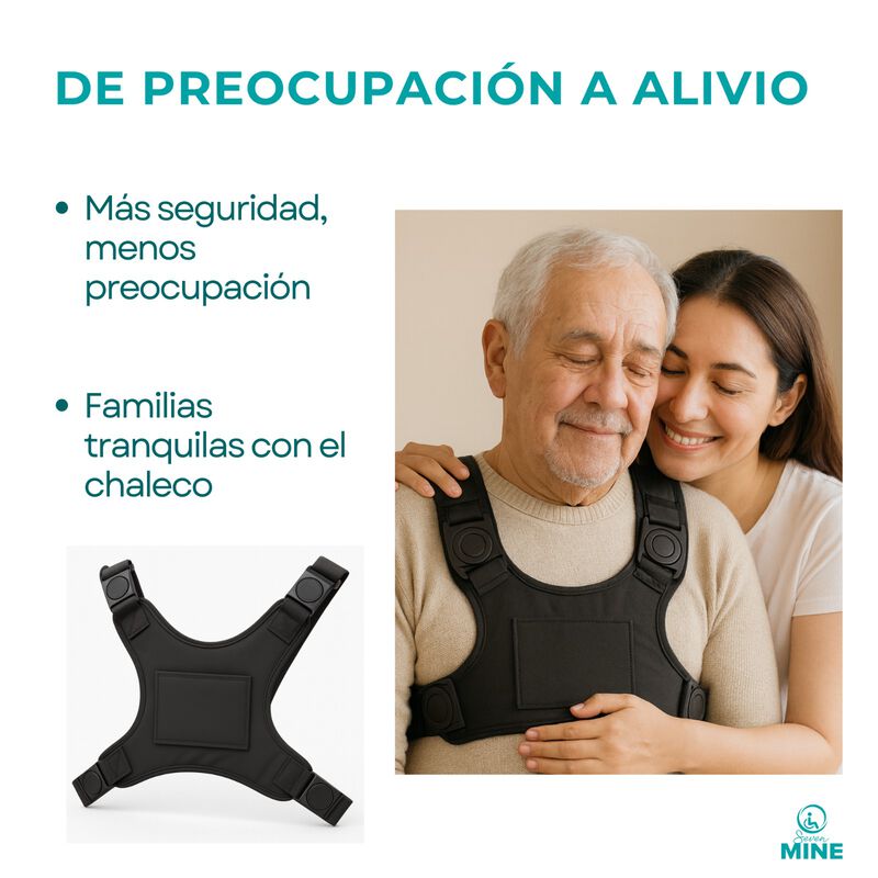 Chaleco de Sujeci&oacute;n para Silla de Ruedas | Arn&eacute;... image number null