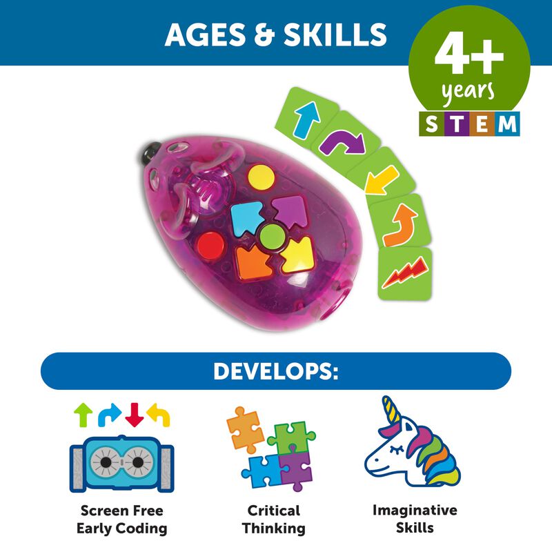 Rat&oacute;n Rob&oacute;tico Recargable Code & Go De Stem Toy... image number null