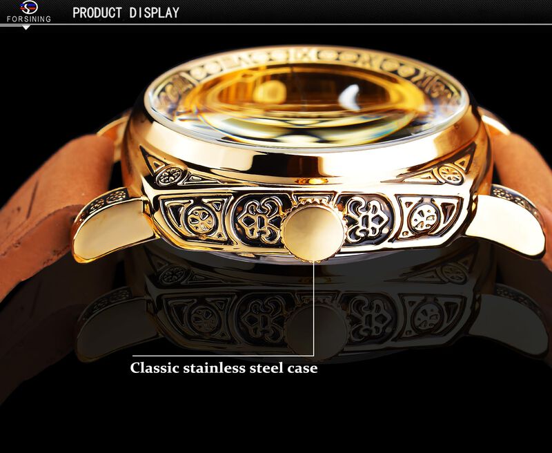 Reloj Forsining Square Retro Mechanical Self-wi... image number null