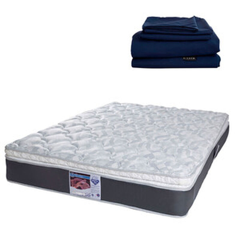 Colchón Queen Size Spring Air Marte+Sábanas Dic... image number null