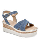Lady One Sandalia para mujer azul