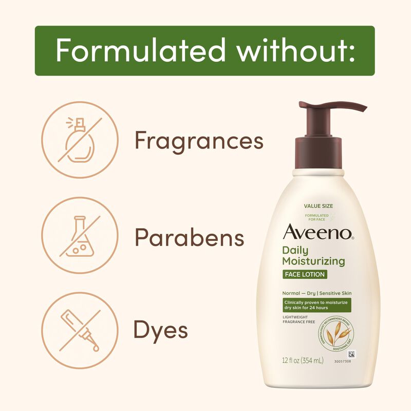 Loci&oacute;n Facial Hidratante Aveeno Daily 355 Ml Pa... image number null
