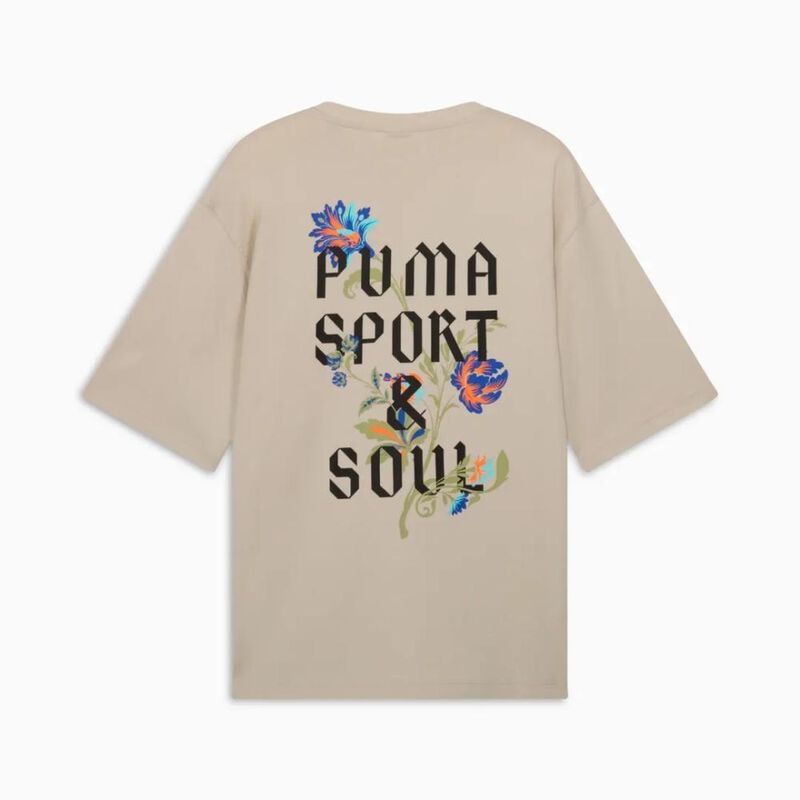 Playera Puma Floral Sport Boxy Para Hombre image number null