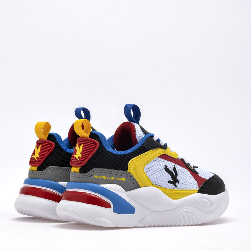 American Fire Tenis urbano para ni&ntilde;o blanco mul... image number null