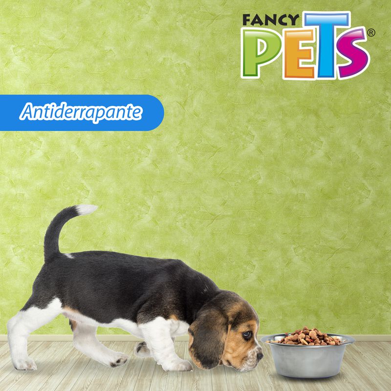 Fancy Pets Plato De Acero Para Perro Con Base A... image number null