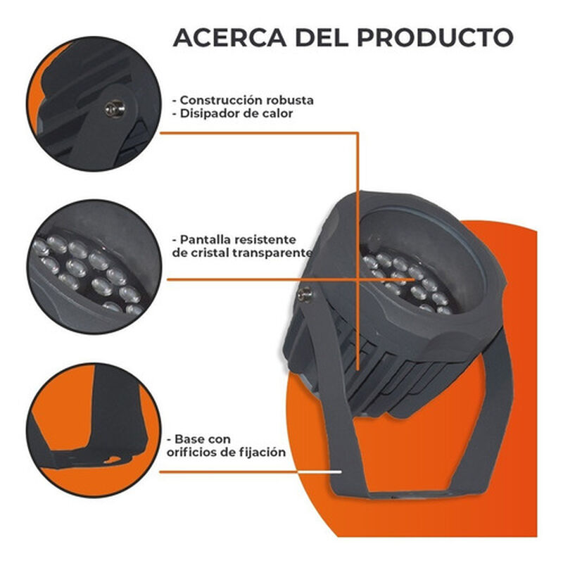 Reflector Led 28w Exterior Tecnolite Luz De Lun... image number null
