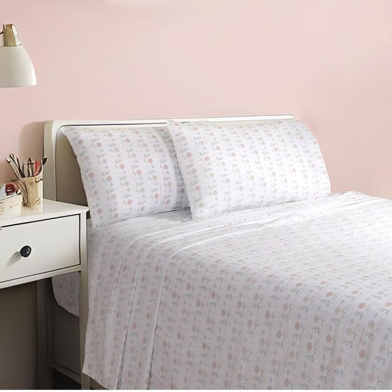 S&aacute;bana Individual Lou Blanco/Rosa Kaltex image number null