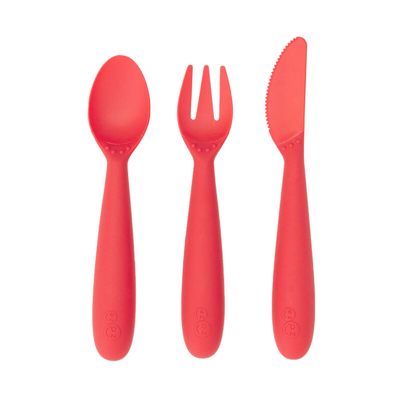 Ezpz Utensilios Happy Coral image number null