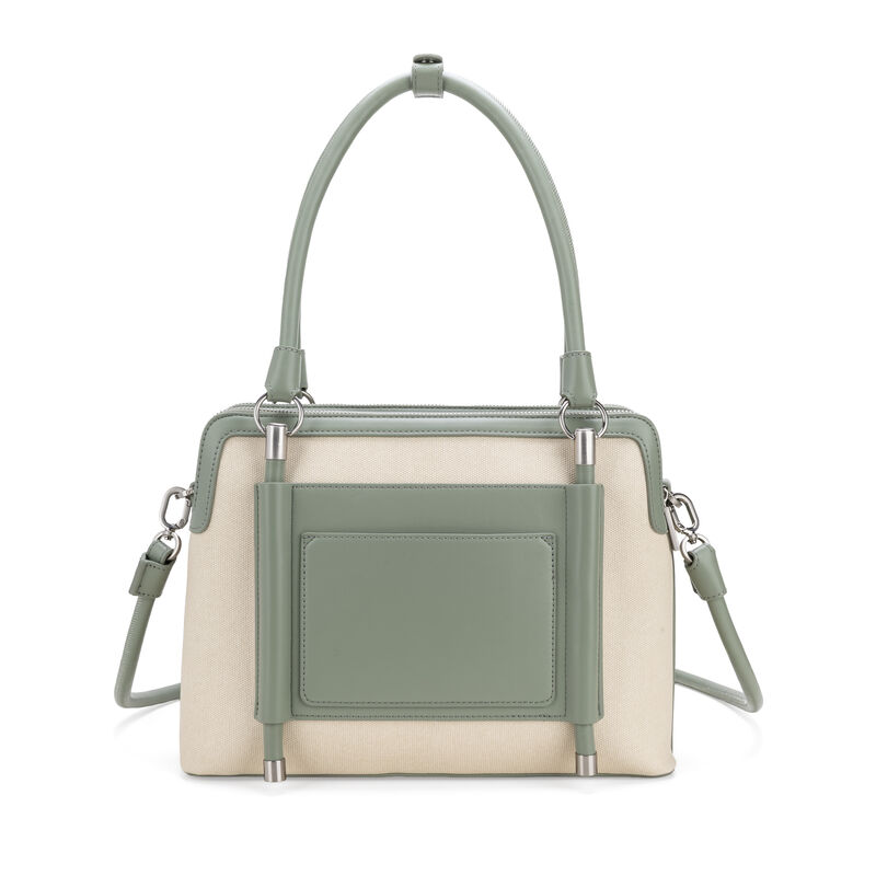 Bolsa Crossbody Maxi Con Tassel Color Verde image number null