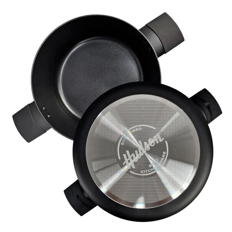 Bater&iacute;a Cocina HUDSON Aluminio Negra Antiadhere... image number null