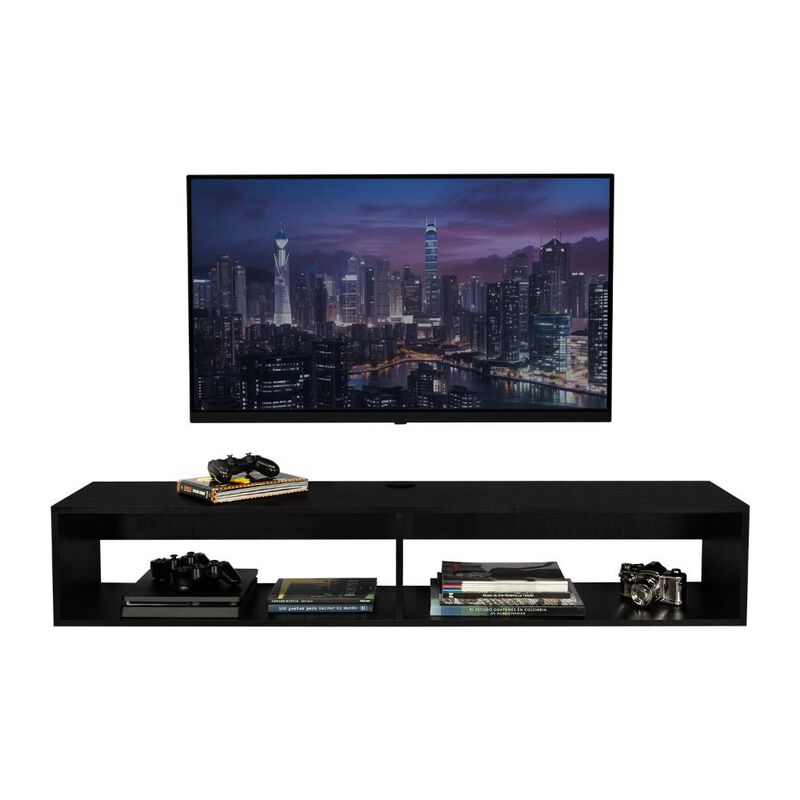 Mesa para Tv Flotante Kerin Wengue Virtual Mueb... image number null
