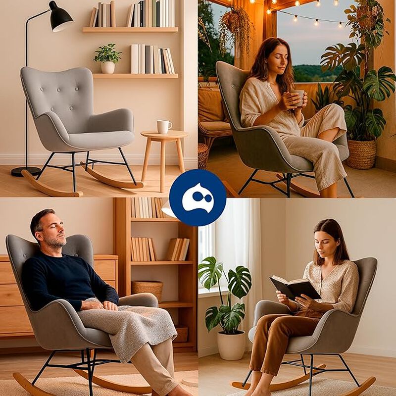 Mecedora , Mecedora Adulto, C&oacute;moda, Ideal para ... image number null