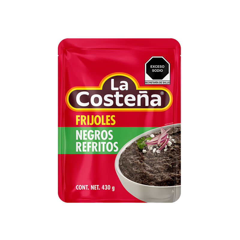 FRIJOLES NEG REFRITOS LA COSTE&Ntilde;A 430GR image number null