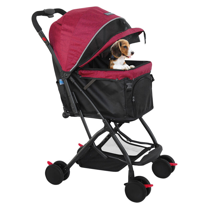 Carriola Plegable Para Mascotas Rojo image number null