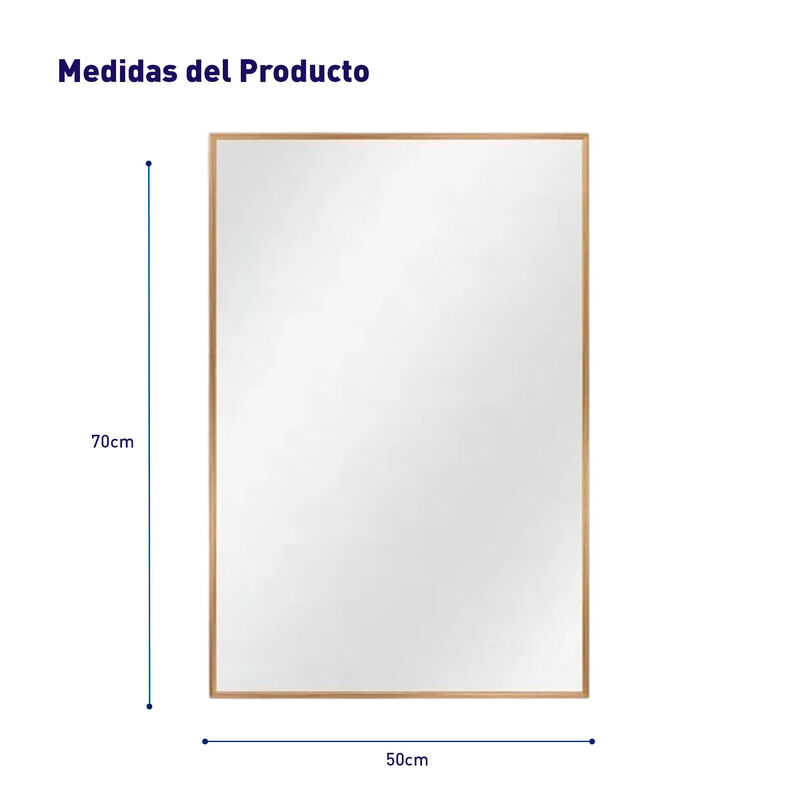 Espejo para Baño, Espejo de Pared con Marco de ... image number null