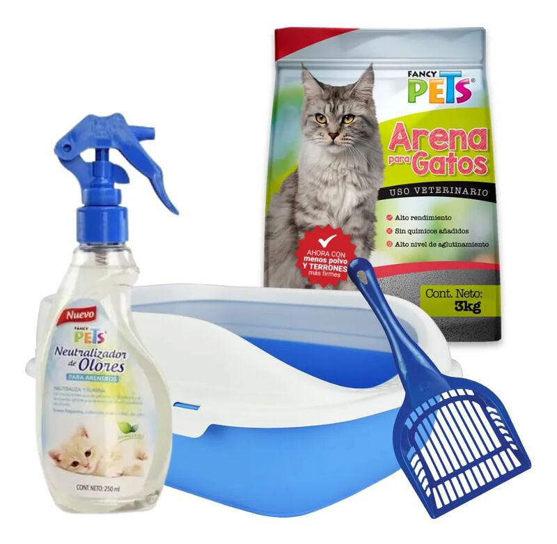 Fancy Pets. Kit Inicial Para Gatos con Arena, A... image number null
