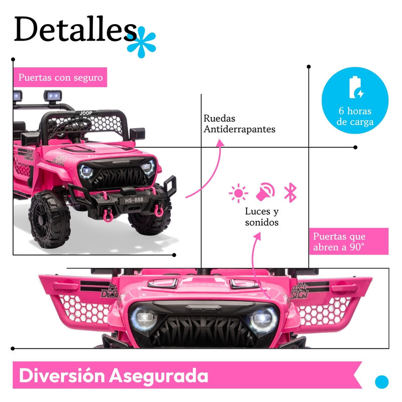 Carro Montable El&eacute;ctrico Nino Control Remoto Te... image number null