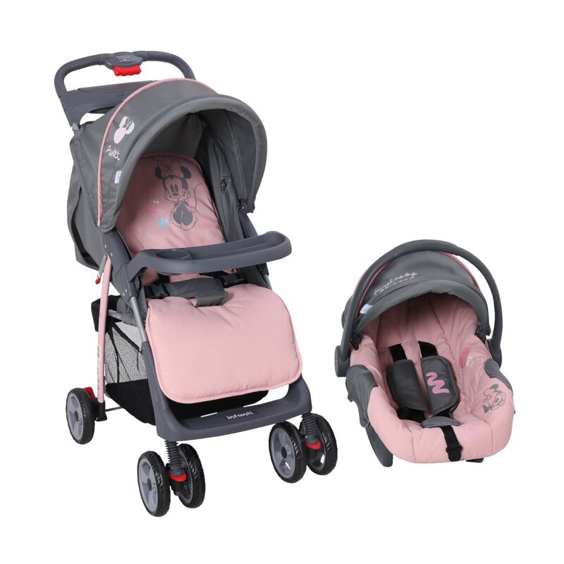 Carriola Para Bebe Disney Minnie Con Portabeb&eacute; ... image number null
